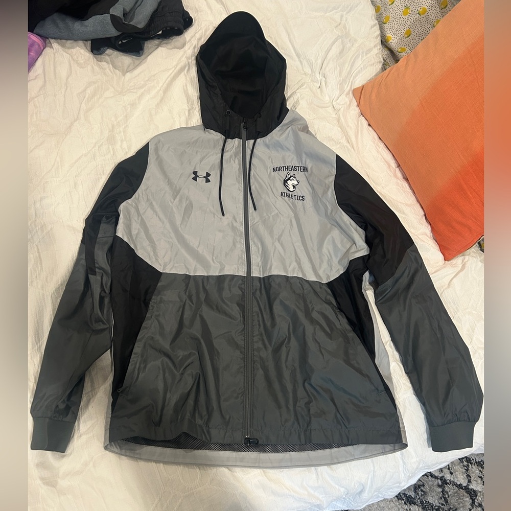 Northeastern Athletics Under Armour Windbreaker